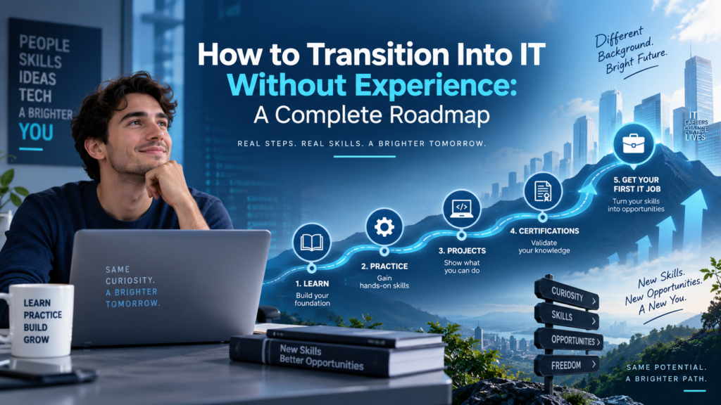 How to Transition Into IT Without Experience: A Complete Roadmap