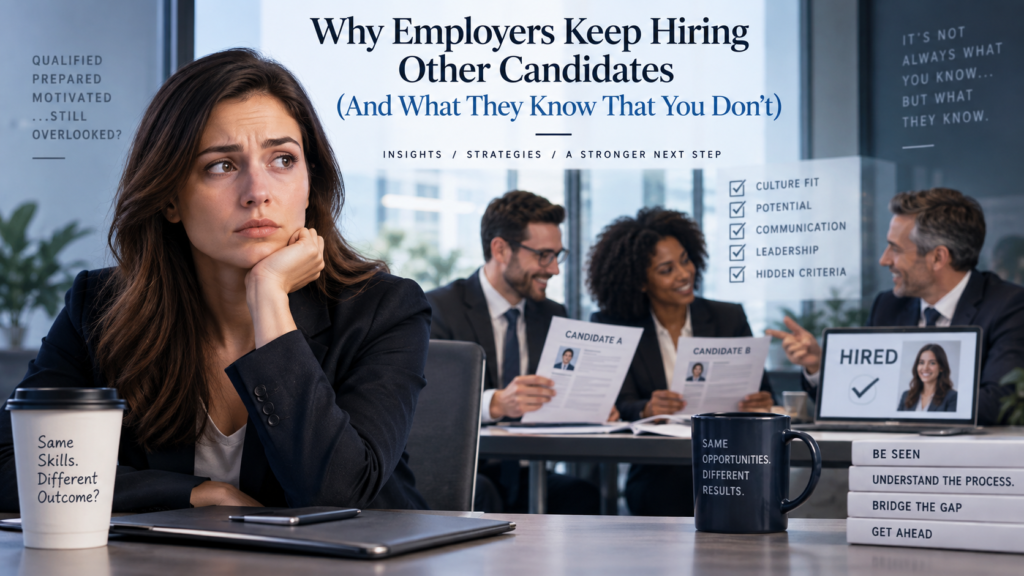 Why Employers Keep Hiring Other Candidates (And What They Know That You Don't)