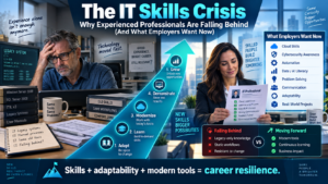 The IT Skills Crisis: Why Experienced Professionals Are Falling Behind (And What Employers Want Now)