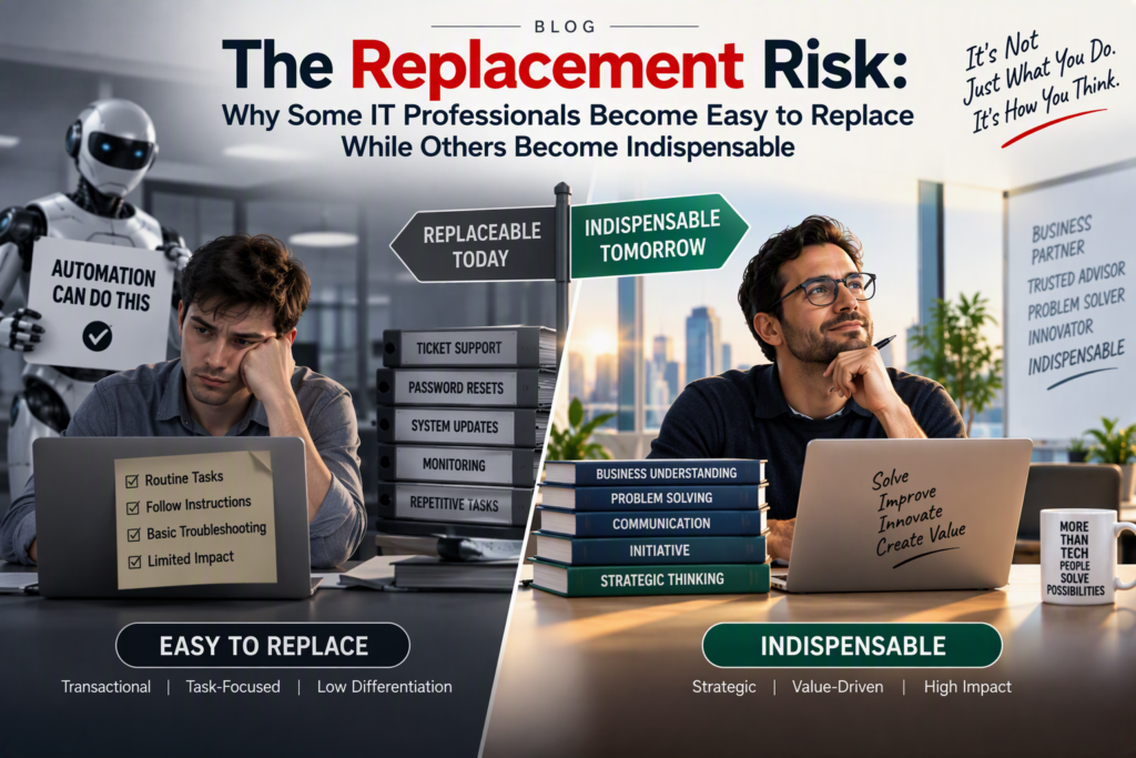 The Replacement Risk: Why Some IT Professionals Become Easy to Replace While Others Become Indispensable