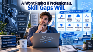AI Won't Replace IT Professionals. Skill Gaps Will.